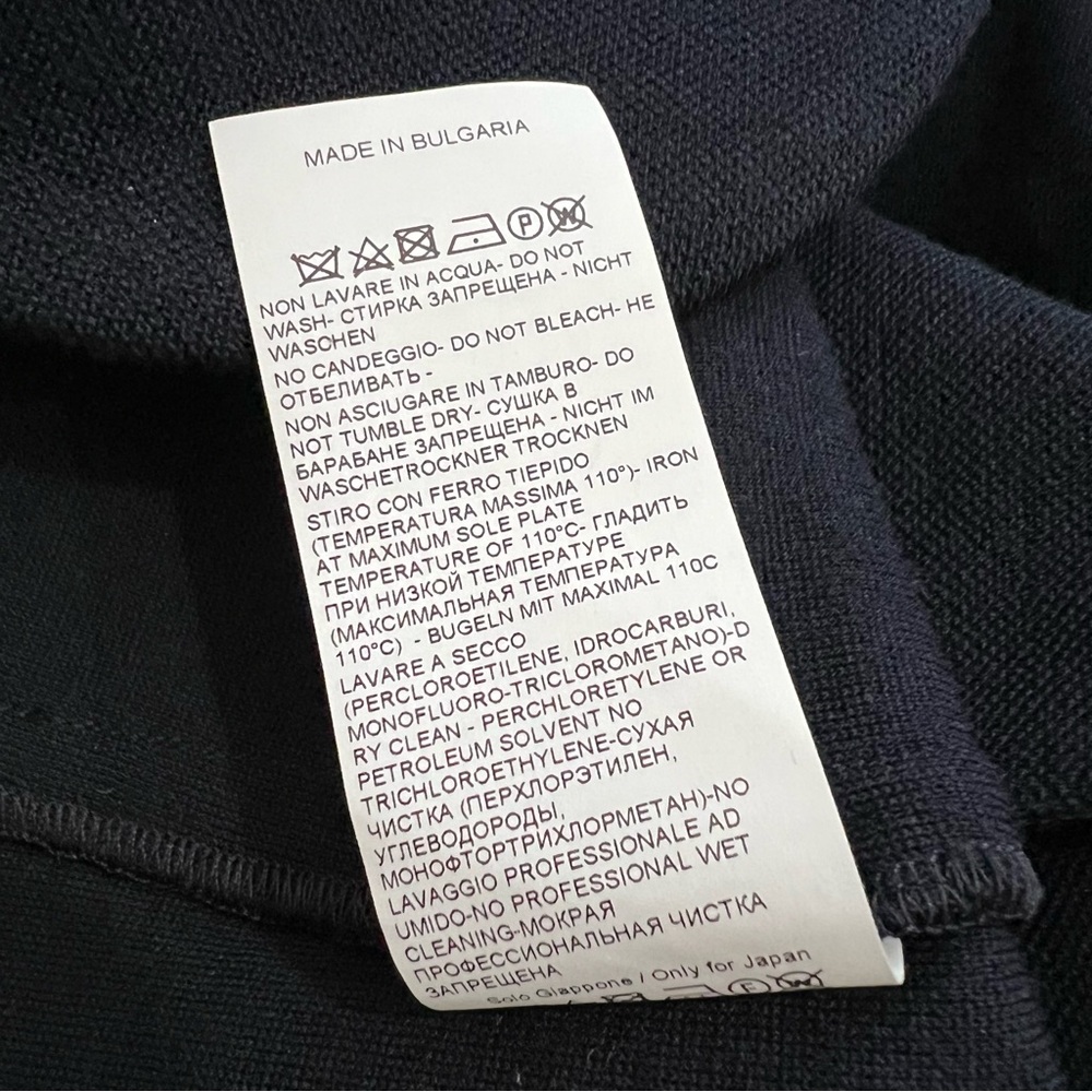 SEVENTY Sergio Tegon Women's Navy Wool Knit Blazer Size 42 - Picture 7 of 7